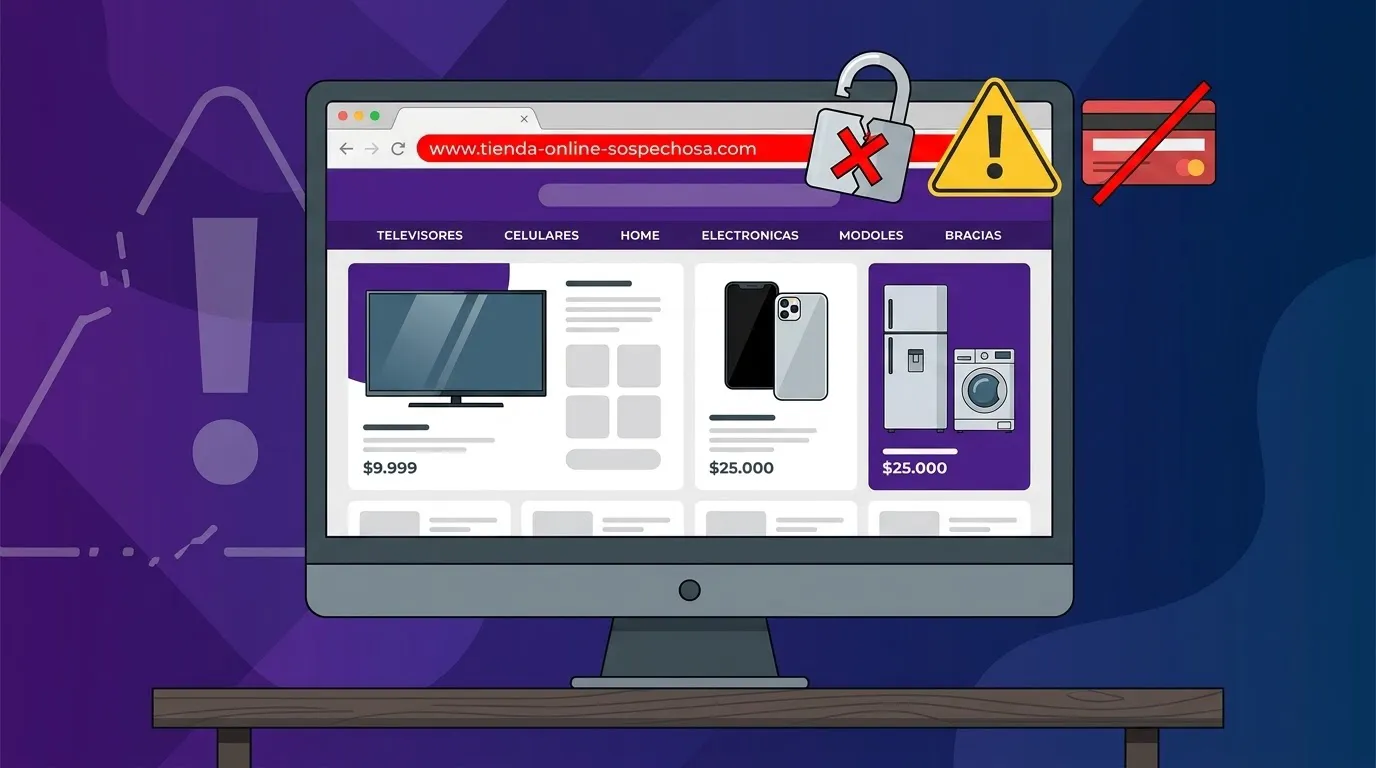Ilustración de la nota: Tienda online falsa de Frávega: cómo evitar que roben tus datos