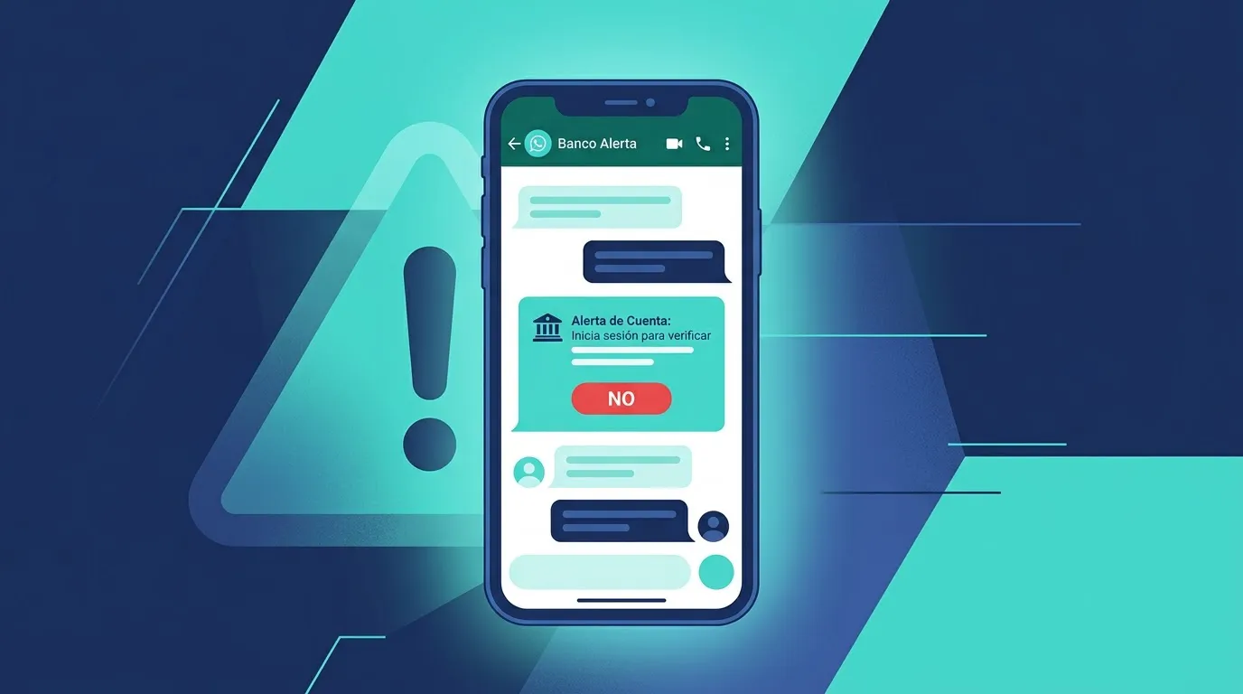 Alerta: Estafa por WhatsApp con supuestas alertas bancarias que piden responder “NO”